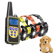 Wasserdichte elektrische Hundehalsband mit Fernbedienung - wiederaufladbar, einstellbar für alle Größen, humane Trainingsoptionen 3