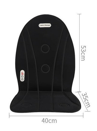 Massagestolskudde med 5 massagepunkter och uppvärmd nackkudde för bil och hem