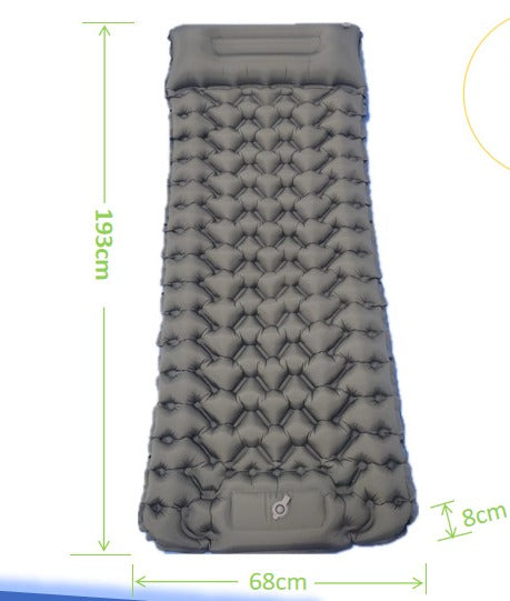Ultraleichte Wasserdichte Isomatte mit Integrierter Pumpe – AirRest