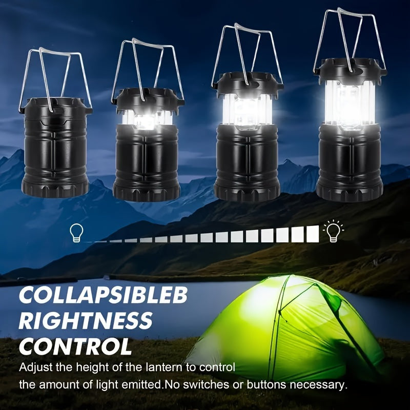 Wiederaufladbare LED -Notleuchten - faltbare Lampe mit verstellbarer Helligkeit für den Einsatz im Freien und des Stromausfalls 2