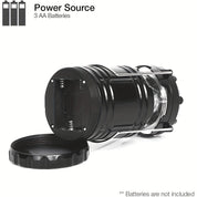 Wiederaufladbare LED -Notleuchten - faltbare Lampe mit verstellbarer Helligkeit für den Einsatz im Freien und des Stromausfalls 5