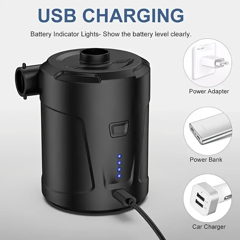 Wiederaufladbare drahtlose Mini -Elektro -Luftpumpe - Leichte USB 2