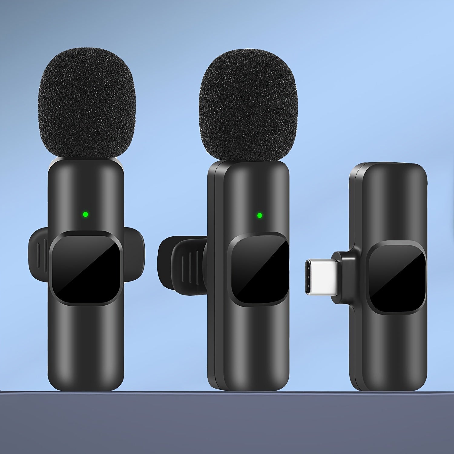 Wireless Lavalier-Mikrofon für Videoaufnahmen und Live-Streaming-Kompaktes Design mit hoher Klangqualität und USB-C-Verbindung 2