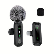 Wireless Lavalier-Mikrofon mit USB-C-Konnektivität für Smartphones und Tablets-Kompaktes Design, ideal für Podcasts und Vlogs 0