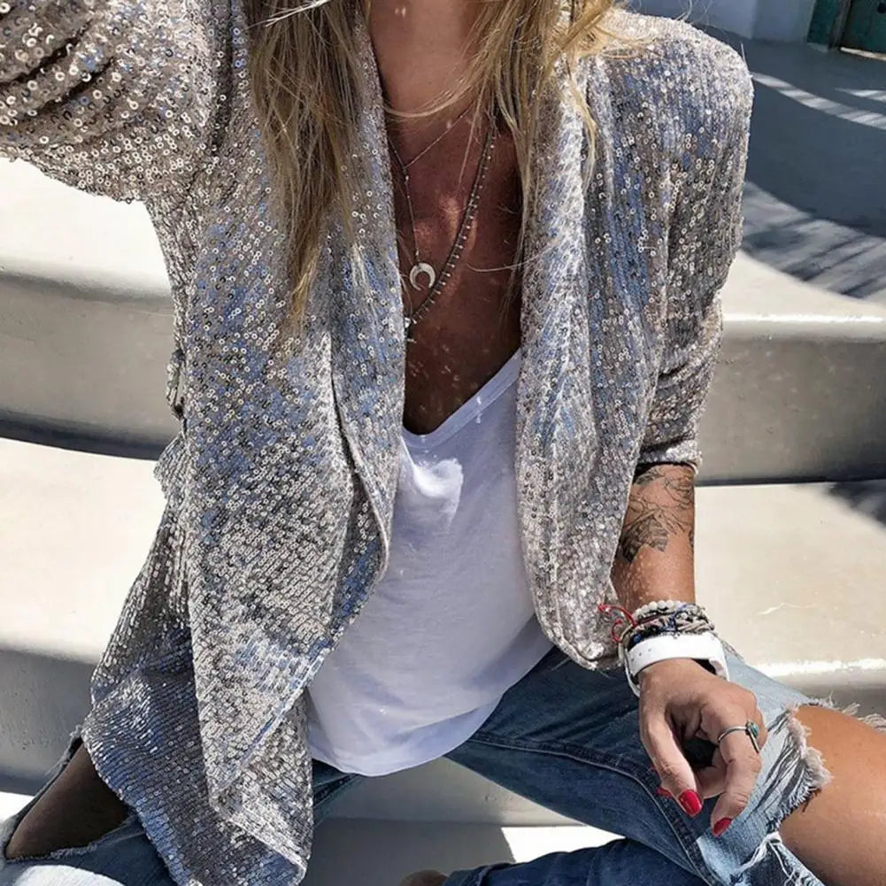 Harper | Elegant glittrande paljettblazer – Perfekt för speciella tillfällen