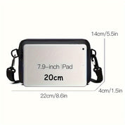 Max | Nylon axelväska med flera fack