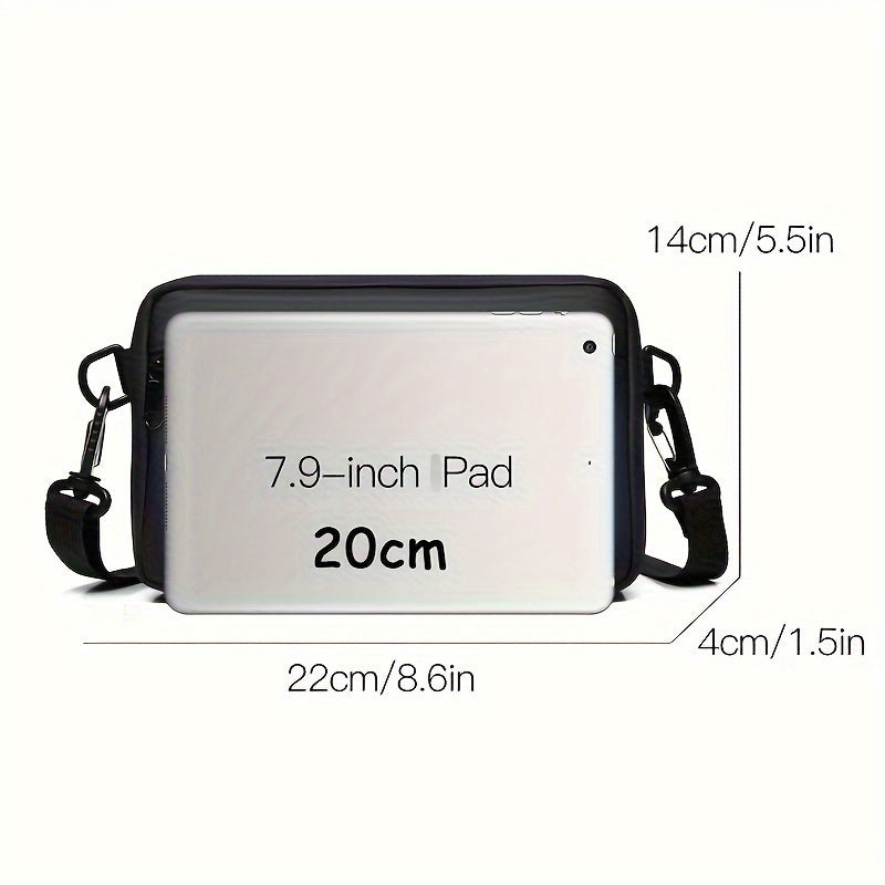 Max | Nylon axelväska med flera fack