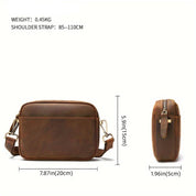 Ethan | Premium Rinderleder Leren Crossbody Sling-väska