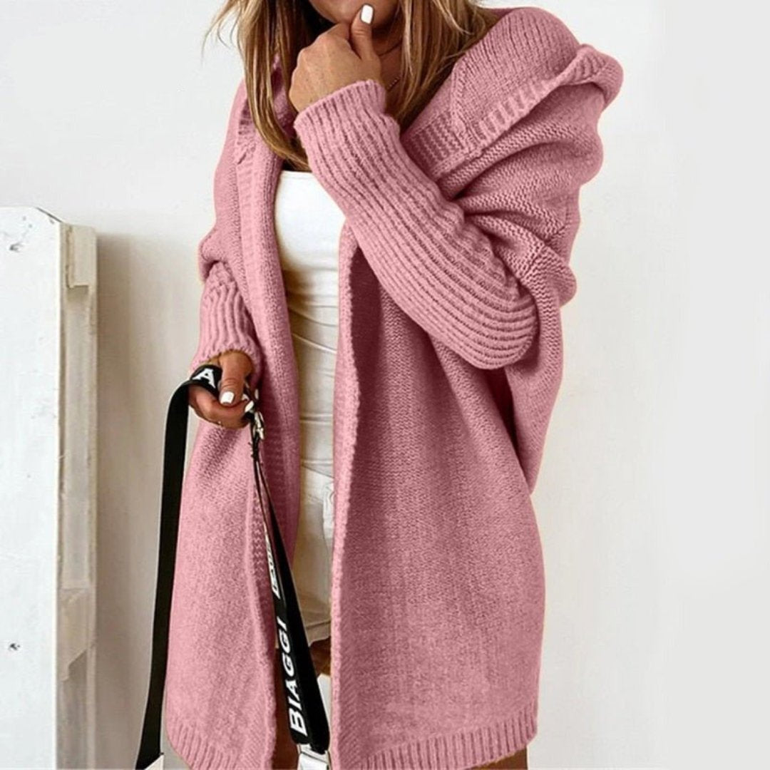 Ivana | Elegant långärmad stickad cardigan för vintern