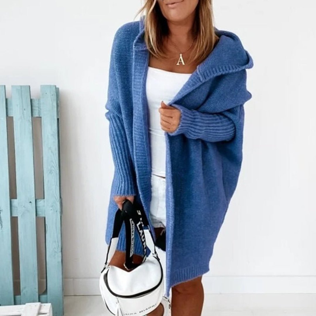 Ivana | Elegant långärmad stickad cardigan för vintern