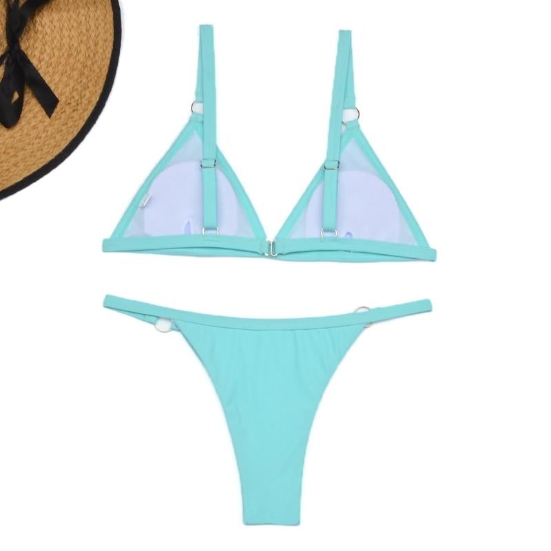 Mia | Stiligt triangel-bikini set för sommarskoj