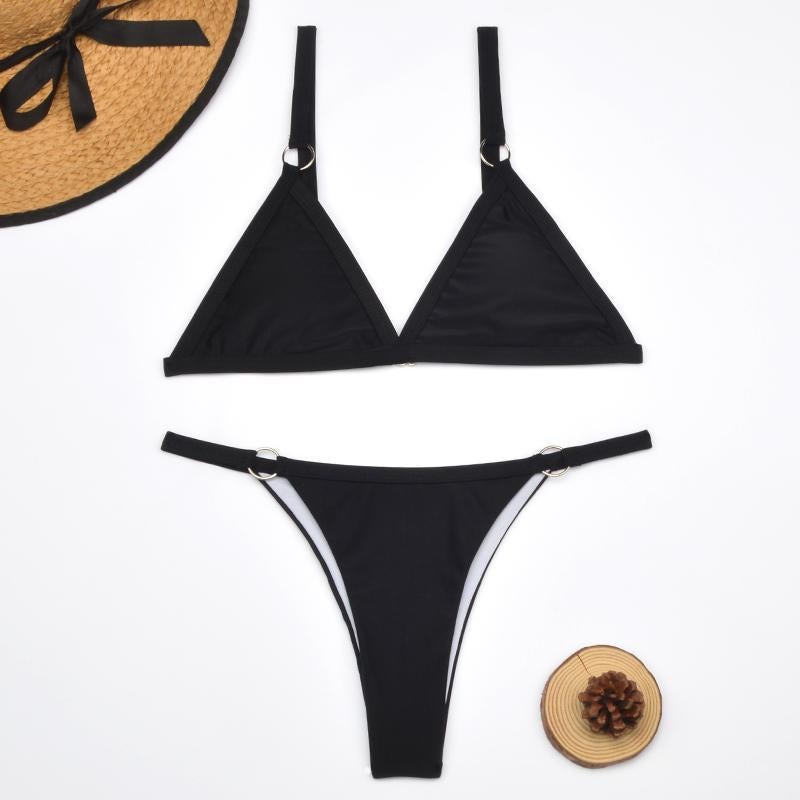 Mia | Stiligt triangel-bikini set för sommarskoj