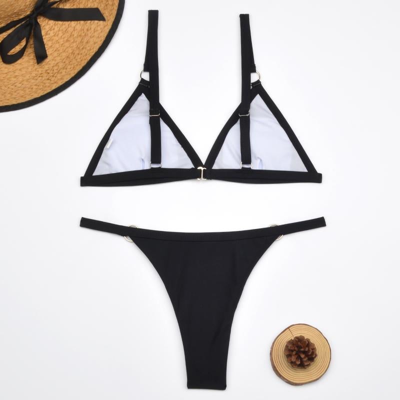 Mia | Stiligt triangel-bikini set för sommarskoj