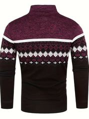 Herren retro-kofta i elegant elastisk jersey FRANCHI