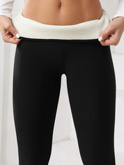 MEGAN | Premium Activewear Outdoor Fleece Leggings för damer
