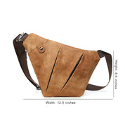 Jaxon | Urban geometrisk läder crossbody-väska