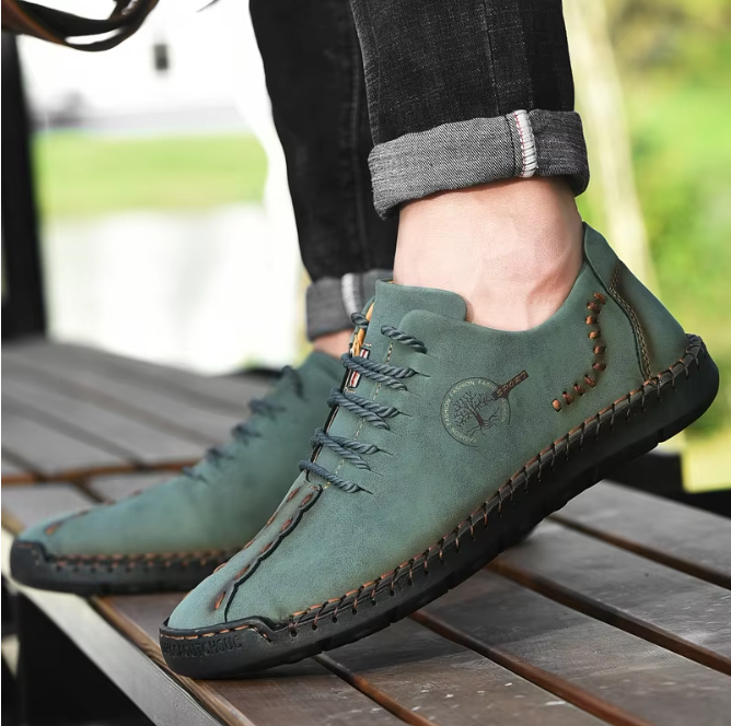 Lorenz | Herr Casual Loafers i handgjort läder