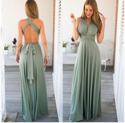 HARLEE | Elegant långklänning