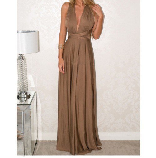 HARLEE | Elegant långklänning