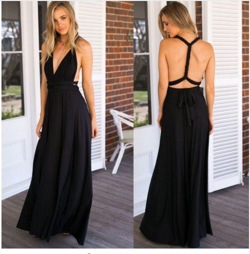 HARLEE | Elegant långklänning