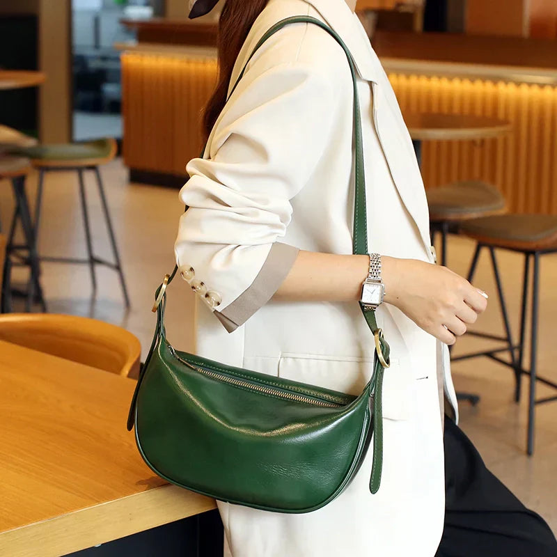 Maya | Elegant läder crossbodyväska