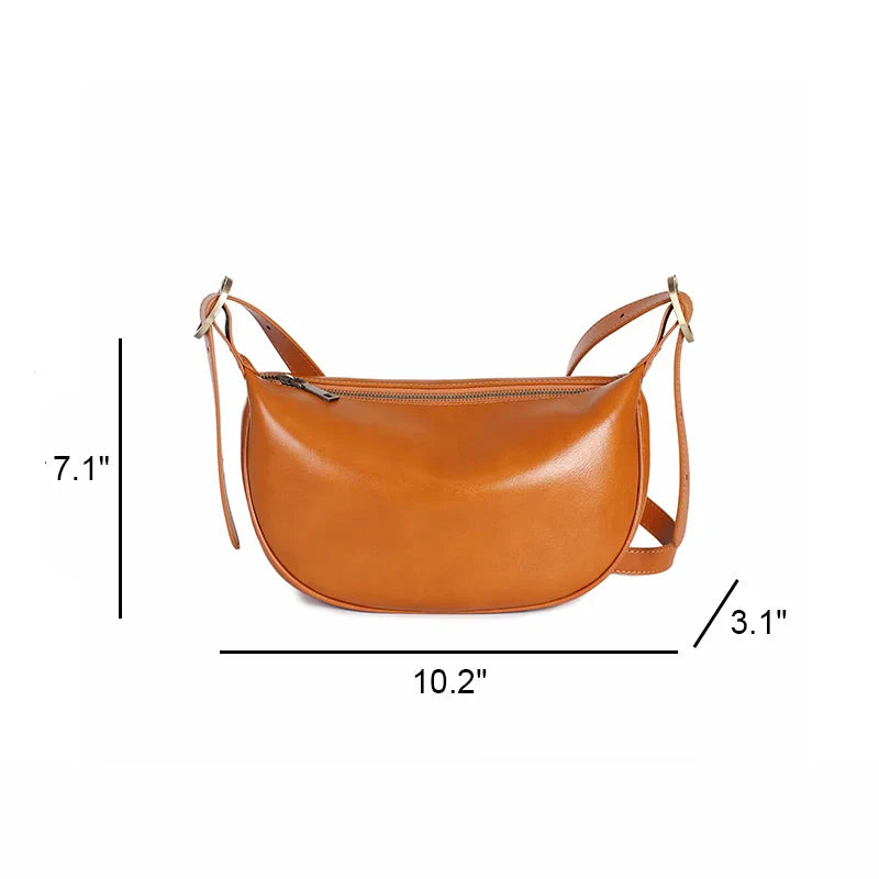 Maya | Elegant läder crossbodyväska
