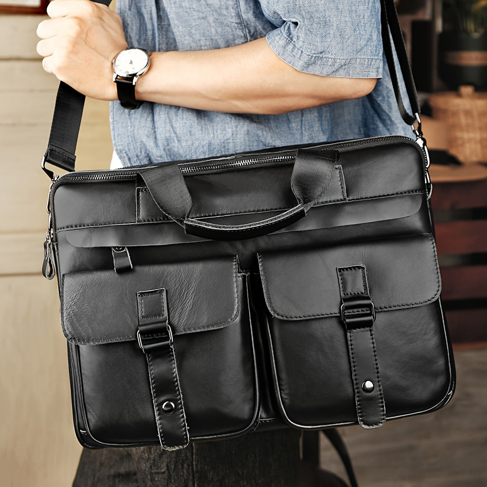 Leo | Stor kapacitet Crossbody Messenger laptopväska