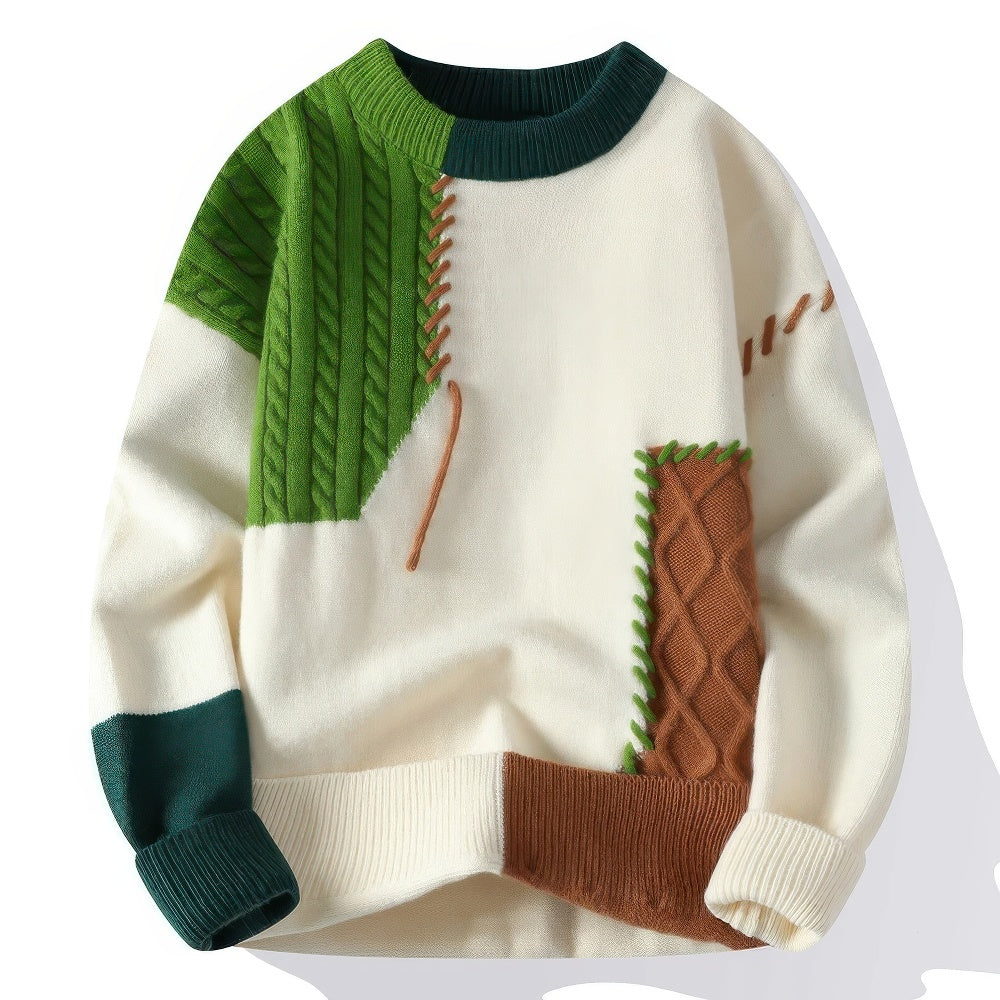 TONI | Unisex Patchwork Polotröja