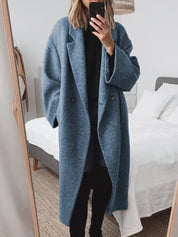 Cely | Bekväm oversize kappa med dubbelknappar