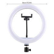 10 -Zoll -LED -Ringlicht mit einstellbarem Stativ und Telefonhalter - ideal für Make -up, Fotografie und Vlogging 3