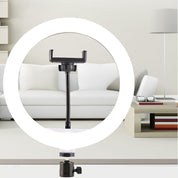 10 -Zoll -LED -Ringlicht mit einstellbarem Stativ und Telefonhalter - ideal für Make -up, Fotografie und Vlogging 5
