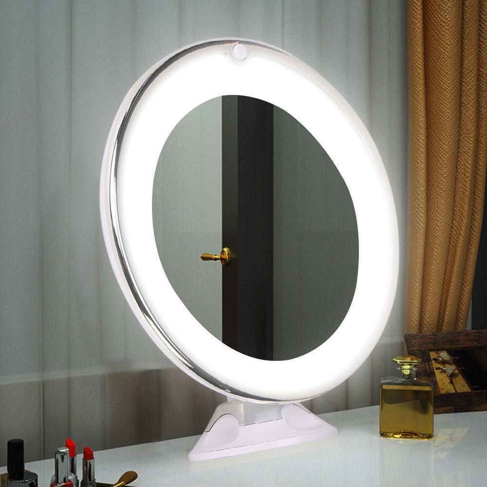 10x LED -Eitelkeitsspiegel 360 ° -Wrdation mit Lichtern 2