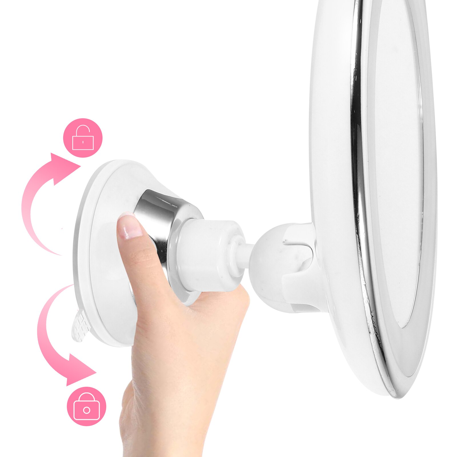 10x LED -Eitelkeitsspiegel 360 ° -Wrdation mit Lichtern 4