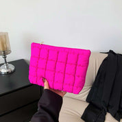 Sophie | Gequiltete Kosmetik-Make-up-Clutch mit Reißverschluss