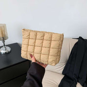 Sophie | Gequiltete Kosmetik-Make-up-Clutch mit Reißverschluss