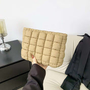 Sophie | Gequiltete Kosmetik-Make-up-Clutch mit Reißverschluss