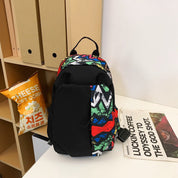 Sam | Umhängetasche mit Graffiti-Design und Diebstahlschutz
