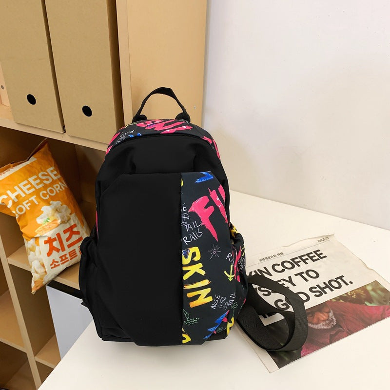 Sam | Umhängetasche mit Graffiti-Design und Diebstahlschutz