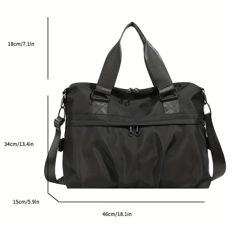Nora | Stor kapacitet crossbody messenger-handväska