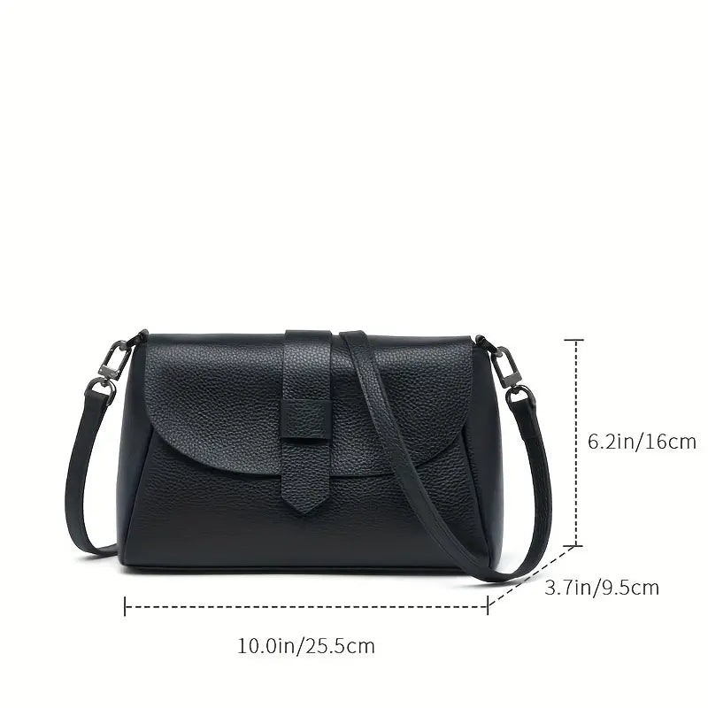 Ada | Vintage äkta läder liten crossbody slingväska