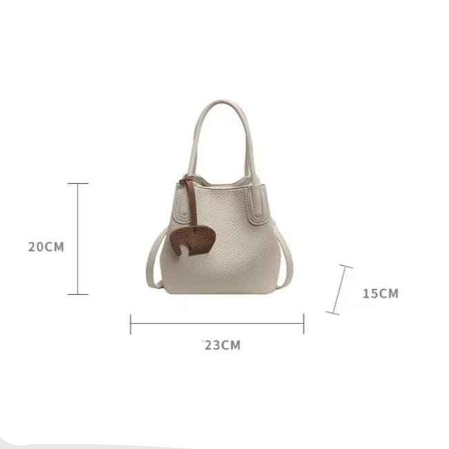Chloe | Damens enfärgade PU-läder crossbody-handväska