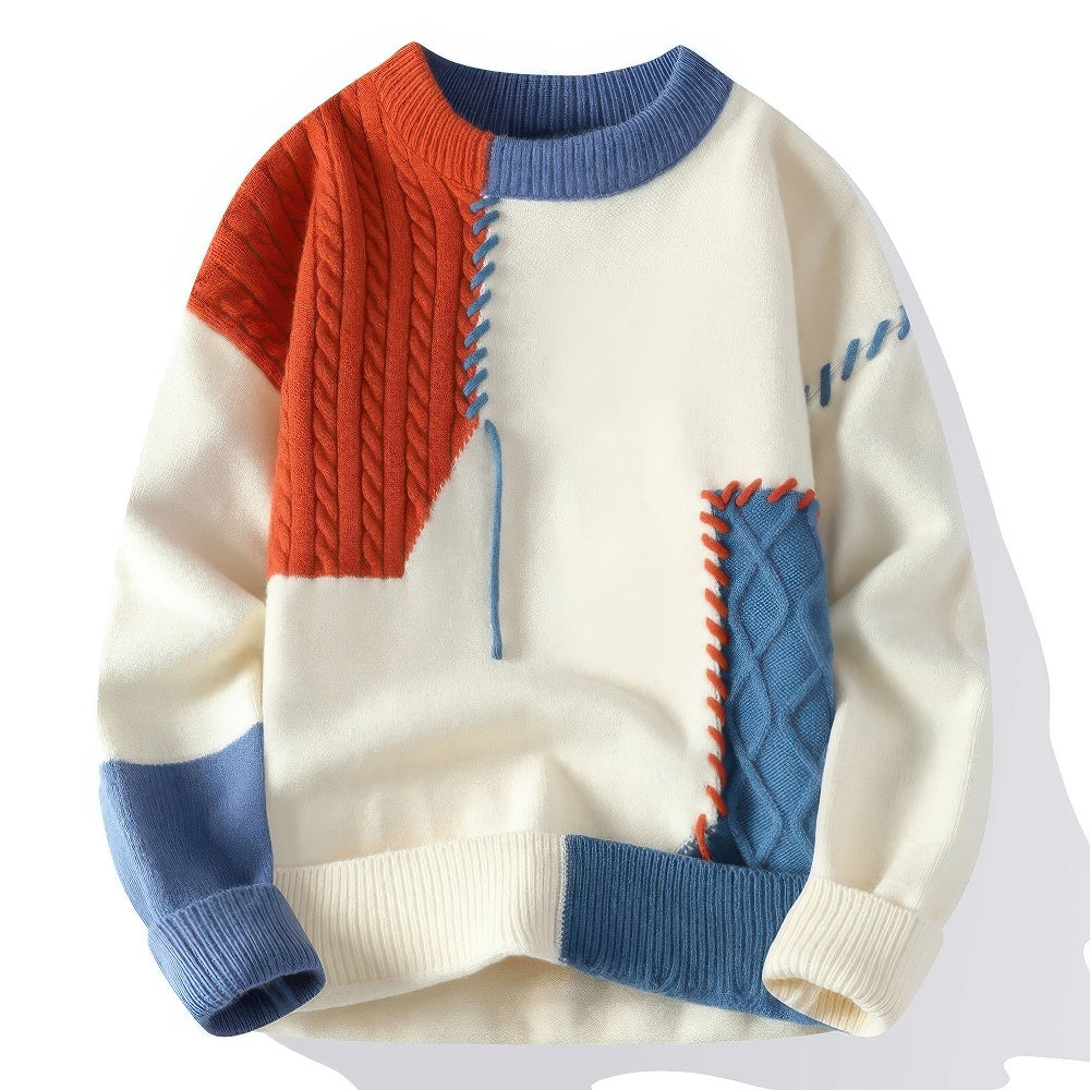TONI | Unisex Patchwork Polotröja