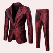 2-teiliger Männeranzug mit Blazer & Hosen für formelle Veranstaltungen 3