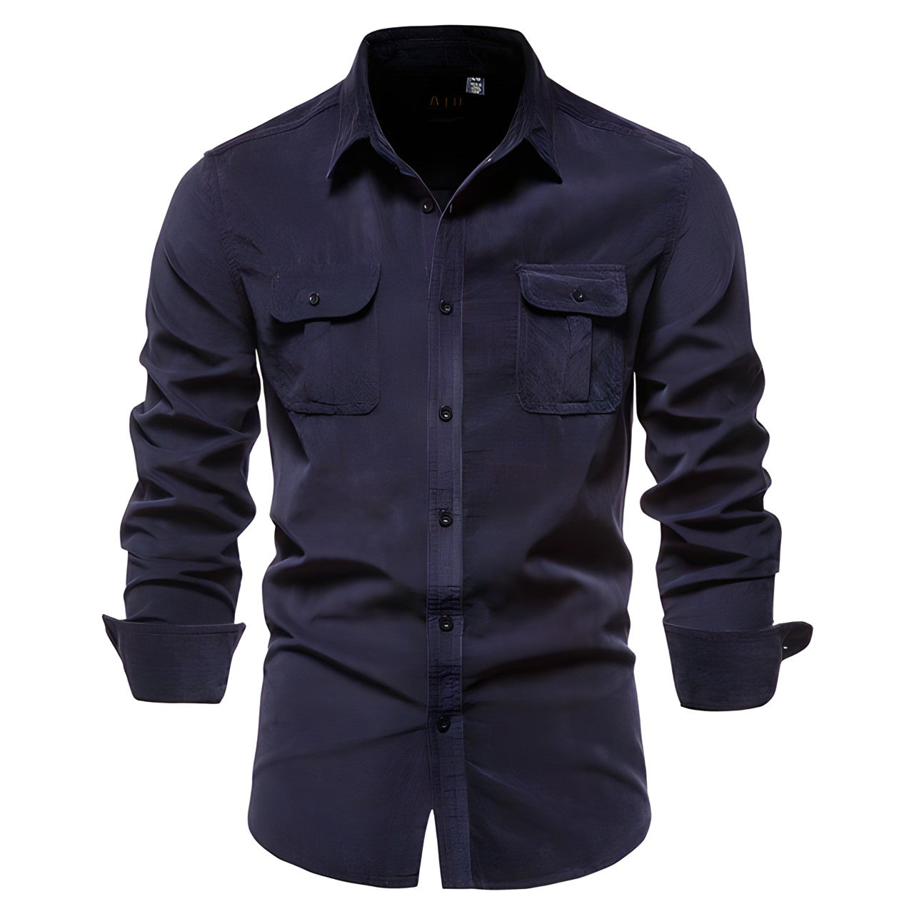 Ron | Elegant casual långärmad skjorta för herrar