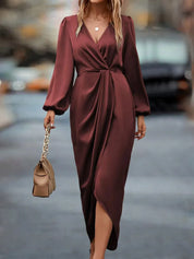OLIVIA | Schickes Puffärmel-Kleid