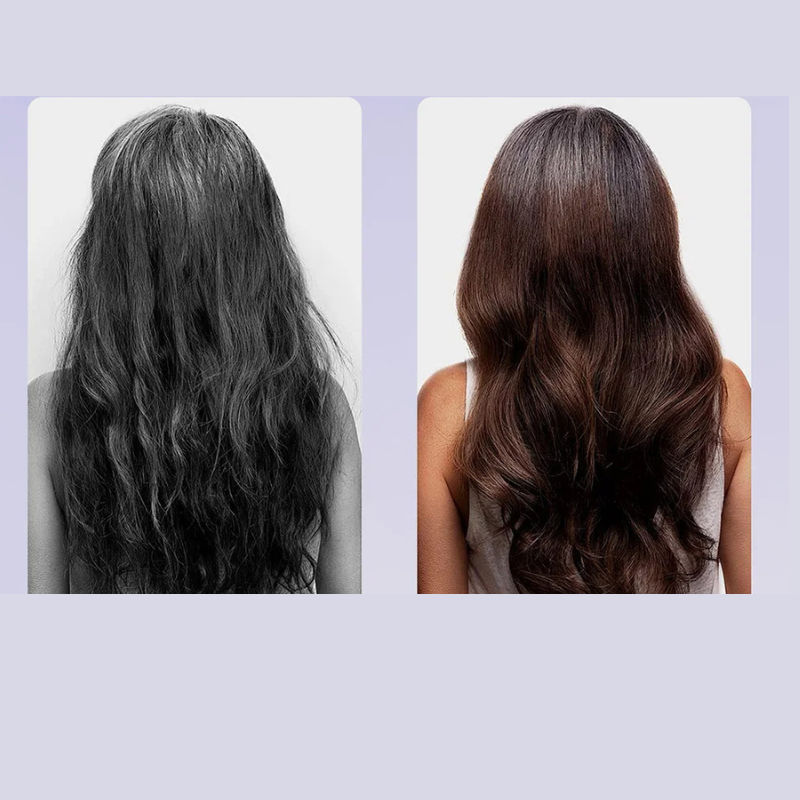 Glowspray Comb - Kopfmassaget mit Vibration und Haaröl Applikator 4