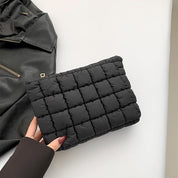 Sophie | Gequiltete Kosmetik-Make-up-Clutch mit Reißverschluss