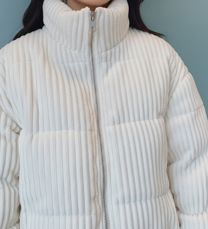 Brielle | Elegant kord quiltad jacka