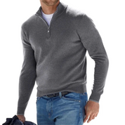 MORRIS | Eleganter und raffinierter Herren-Pullover mit Reißverschluss