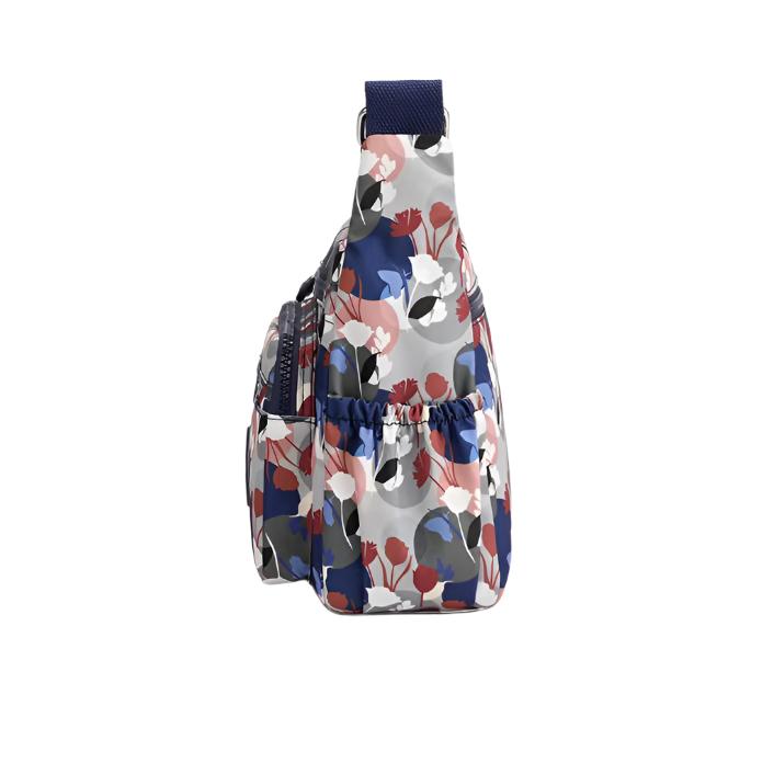 Zara | Stor vattentät nylon crossbody messenger-resväska